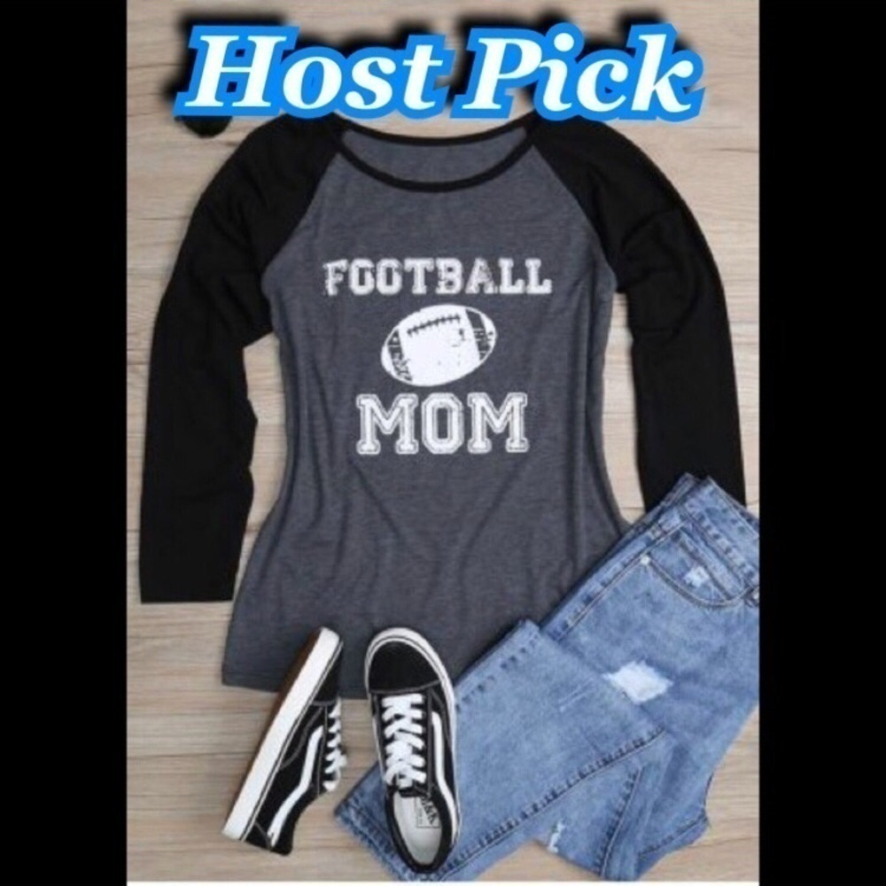 Host Pick Football Mom T-Shirt, Small